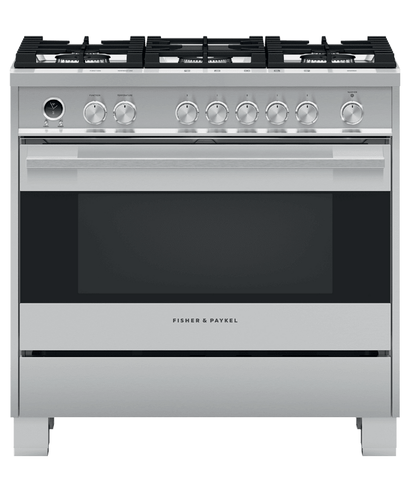 Fisher & Paykel-Stainless Steel-Dual Fuel-OR36SDG6X1