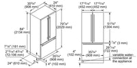 Bosch French 3-Door B36BT935NS