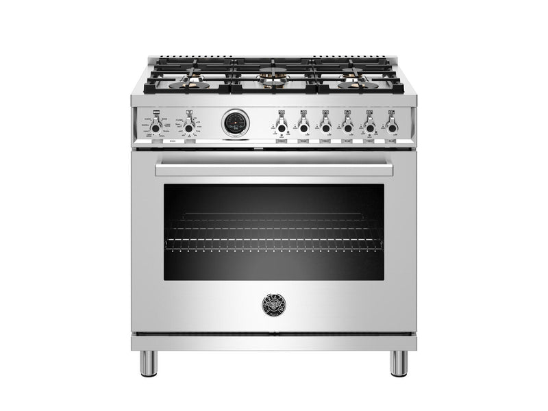 Bertazzoni Stainless Steel Range-PROF366DFSXT