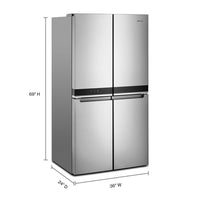 Whirlpool Stainless Steel Refrigerator-WRQA59CNKZ