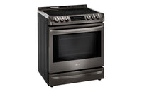 LG Black Stainless Steel Range-LSE5613BD