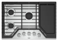 Whirlpool Stainless Steel Cooktop-WCG97US0HS
