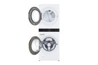 LG-White-Stacked Washer/Dryer-WKE100HWA