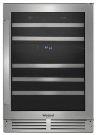 Whirlpool Stainless Steel Wine Cooler-WUW55X24HS