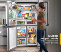 Whirlpool Stainless Steel Refrigerator-WRQA59CNKZ