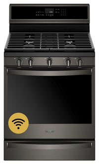 Whirlpool Black Stainless Steel Range-WFG975H0HV