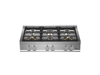 Bertazzoni Stainless Steel Cooktop-MAST366RTBXT