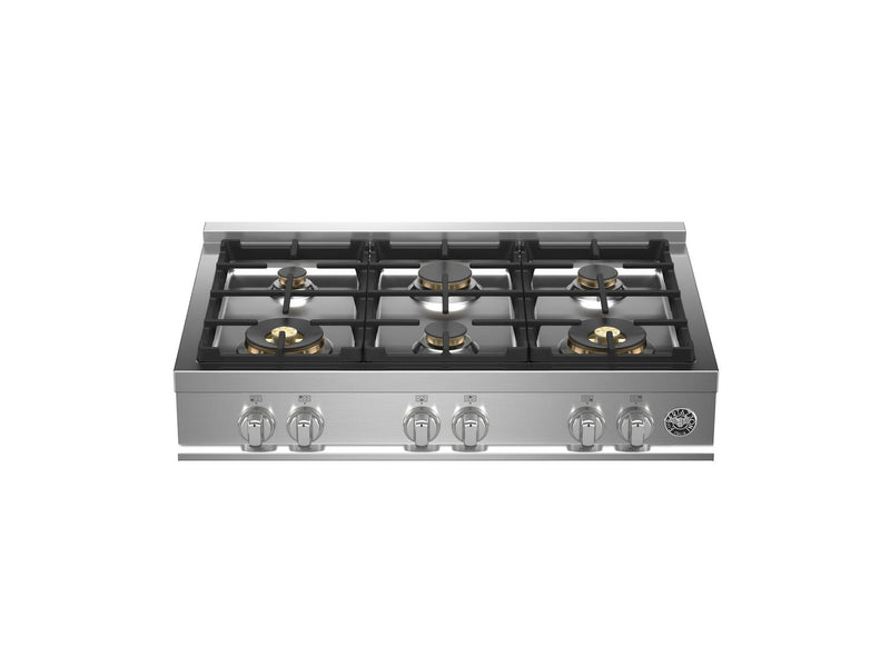 Bertazzoni Stainless Steel Cooktop-MAST366RTBXT