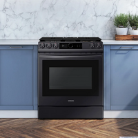 Samsung 30" Gas Slide-In Black Stainless - NX60T8711SG/AA